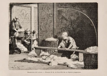 Filatura del cotone, Giappone, dall