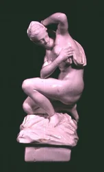 Statuetta, dopo un bronzo di Giambologna, fabbrica di Vinovo, fine XVIII secolo
