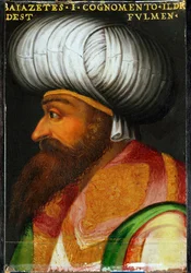 Sultano Bajezid I. Yldirim, regno 1389-1402 ...