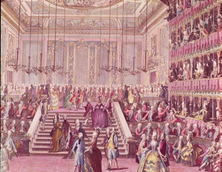 Il ballo al Teatro San Benoit a Venezia il 22 gennaio 1782, fine XVIII secolo