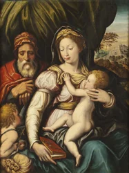 La Sacra Famiglia con il Bambino San Giovanni