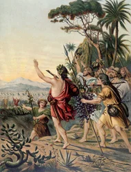 Il ritorno dalla terra di Canaan - in "Aurea Bibbia classica: storia della rivelazione divina nell