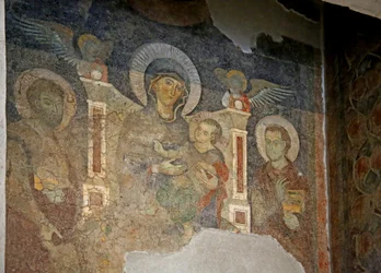 La Vergine e il Bambino tra San Cosma e San Damiano