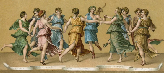 La danza di Apollo con le Muse