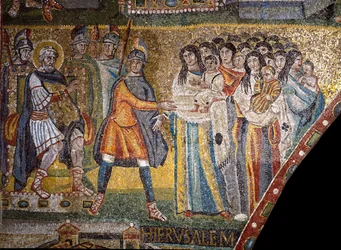 Le madri di Betlemme davanti a Erode I il Grande (mosaico)