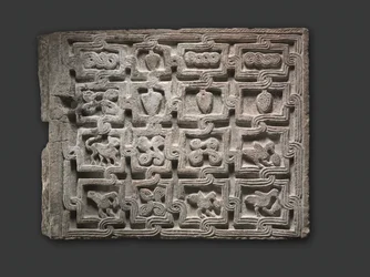 Pannello di transenna, longobardo, 700-800 d.C.