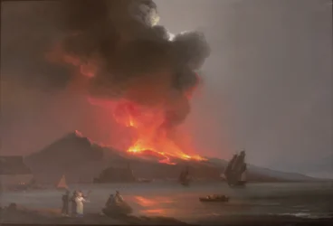 Il Vesuvio in Eruzione nel 1820