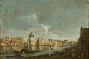 Veduta di San Simeone Piccolo sul Canal Grande, Venezia, c.1760