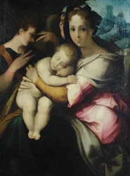 Vergine con Bambino, artista sconosciuto della Toscana, metà del XVI secolo