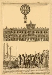 Vista del globo aerostatico