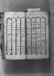 MS ff.5v-6r Tavole dei Canoni, dal Codex Fuldensis