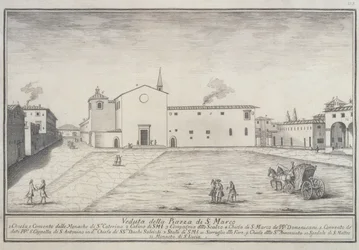 Vista della Chiesa di San Marco, Firenze