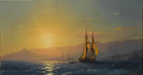 Russo: "Tramonto in mare" Tramonto in mare
