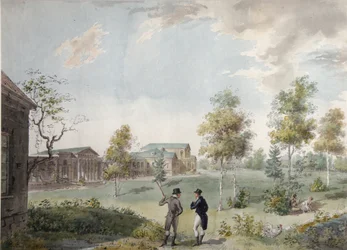 Casa principale della tenuta urbana del conte Alexei Kirillovich Razumovsky a Mosca, primi anni 1800