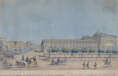 Il Palazzo Anichkov a San Pietroburgo, 1814