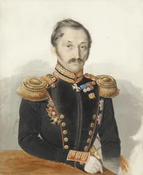 Ritratto del generale Alexander Danilovich Gerstenzweig 1818-1861