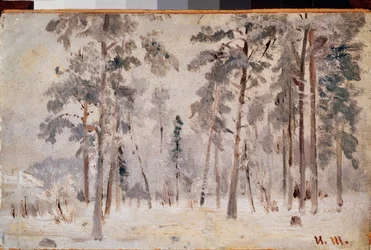 Brina - Dipinto di Ivan Ivanovich Shishkin (Shishkin) (1832-1898), circa 1890 - Arte russa, paesaggio del XIX secolo - Galleria Tret