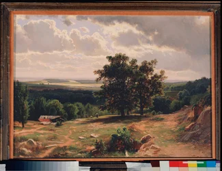 Le querce, Paesaggio vicino a Düsseldorf (Germania)