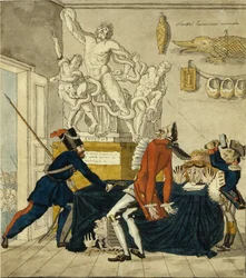 Napoleone Bonaparte vende beni rubati, 1813