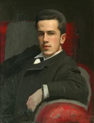 Ritratto di Anatoly Kramskoy, il figlio dell