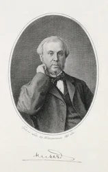 Ritratto di Nikolay Alexeyevich Milyutin 1818-1872, 1883