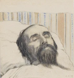 Malevich sul letto di morte