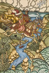 Illustrazione per la fiaba Marya Morevna, 1913-1915