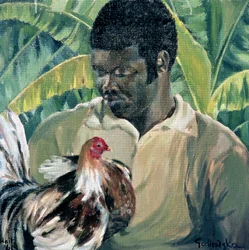 Abele con Gallo da Combattimento, 1961