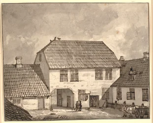 Interno di cortile a Sorø