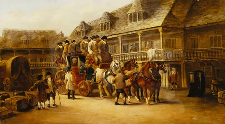 Salire sulla carrozza per Londra, 1879