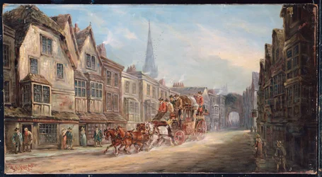 La posta reale da Londra a Exeter che passa per Salisbury, 1895