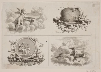 Quattro vignette per le opere di Bonnet