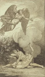 Illustrazione per Ewalds "Adamo ed Eva". I