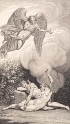 Illustrazione per "Adamo ed Eva" di Ewald. I