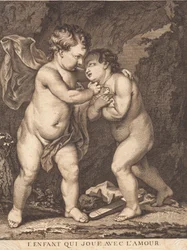 Il bambino che gioca con l