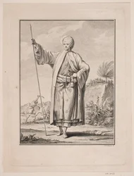 Ritratto di Carsten Niebuhr in abito arabo