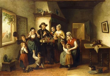 Le merci del venditore ambulante