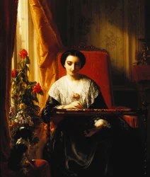 La ricamatrice, 1855