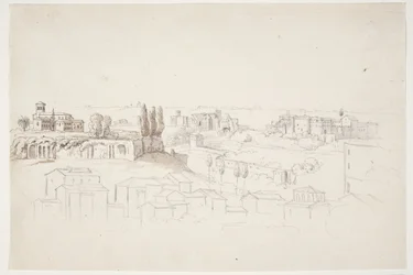 Dal Palatino con chiesa. Roma