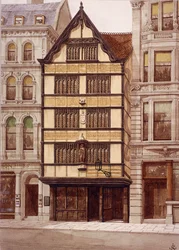 Crosby Hall, Bishopgate, Londra, 1860