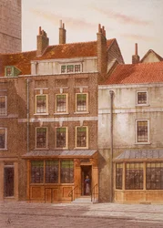 Plough Court, Lombard Street, Londra, c1870