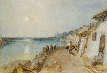 Rietz, vicino a Saumur, c1830
