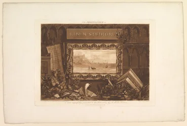 Il frontespizio di Liber Studiorum, maggio 1812