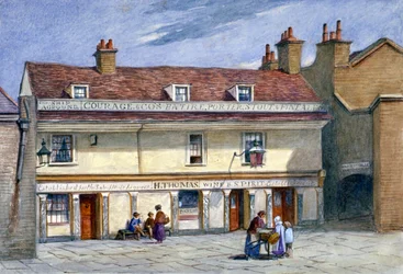La nave incagliata, pub, Wolseley Street, Bermondsey, Londra, c1875
