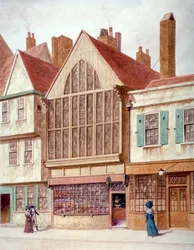 Vista di Trinity Hall, Aldersgate Street, Città di Londra, 1780