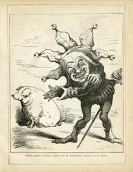 Illustrazione di J. Blass (1847-1892) in Le Triboulet