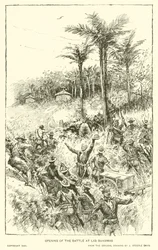 Apertura della battaglia a Las Guasimas