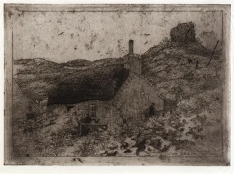 La capanna del pescatore sulla collina - Isola di Man