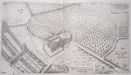 Chateau de Vallery con giardini, parco e parte del vigneto, da 