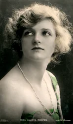 Gladys Cooper 1888-1971, attrice inglese, inizio XX secolo